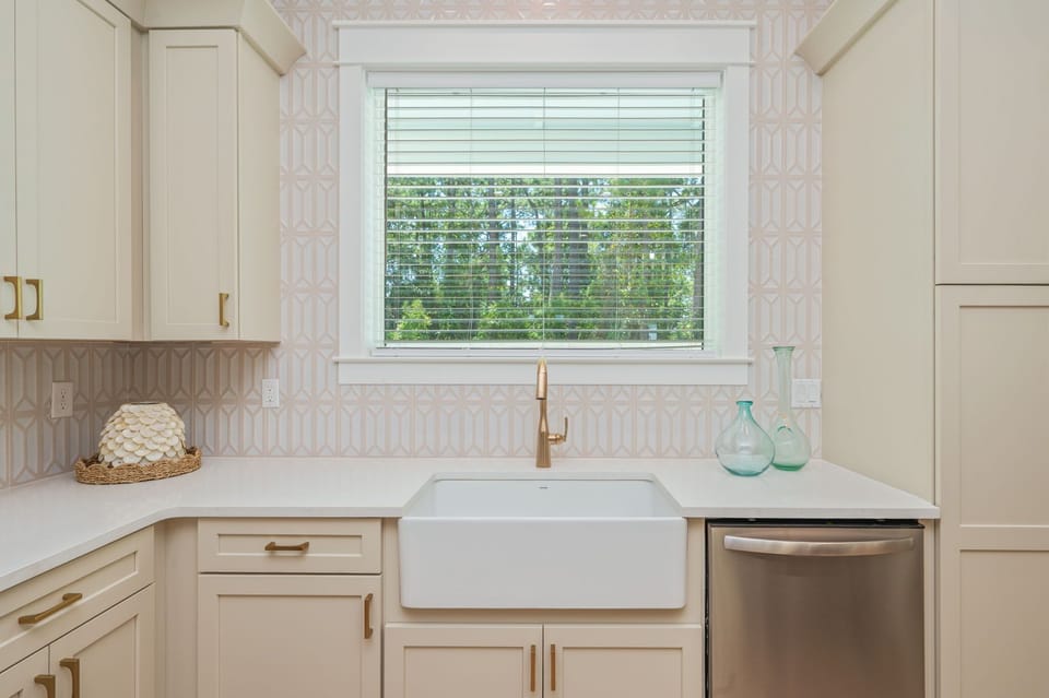 Spacious kitchen with island for enjoying meals together
