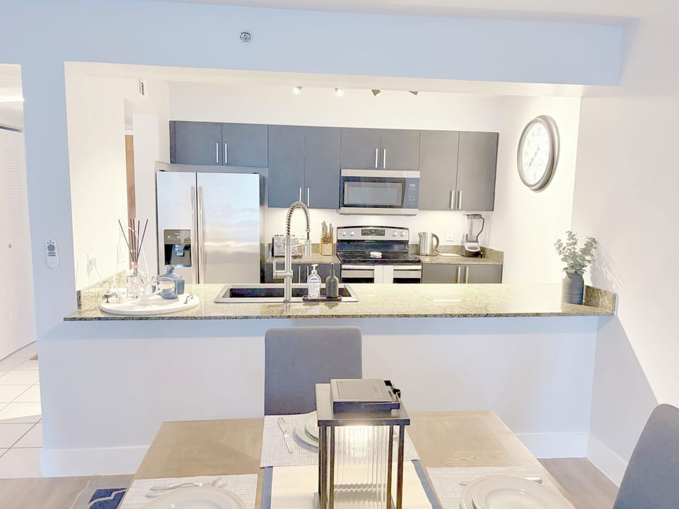 Kitchen view from Dining Room