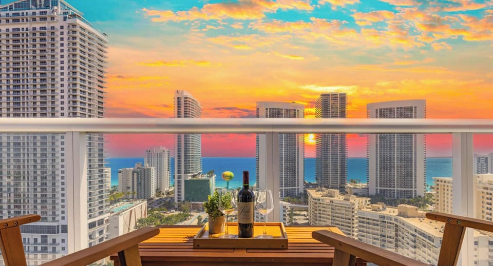 Apartment and balcony views 