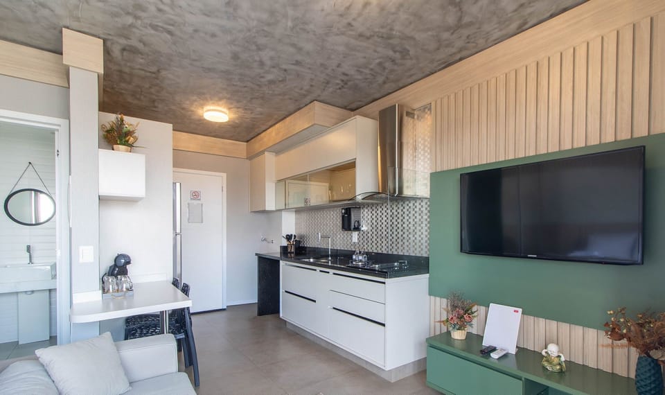 Basic Apartment | Living area | 40-inch TV with digital channels