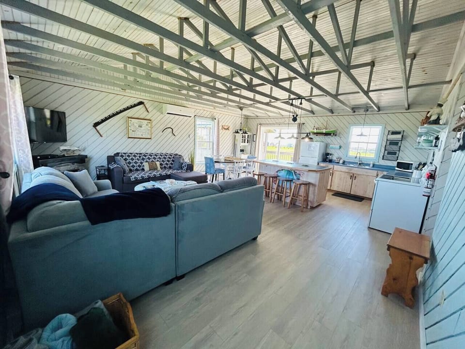 Welcome to the Sea Drift!  Very spacious Living Room with Kitchen!