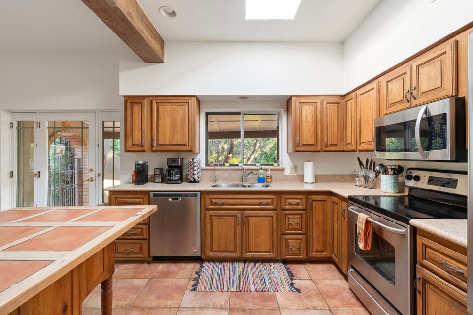 [Kitchen] The kitchen has everything you'll need to make that special meal for your group.
