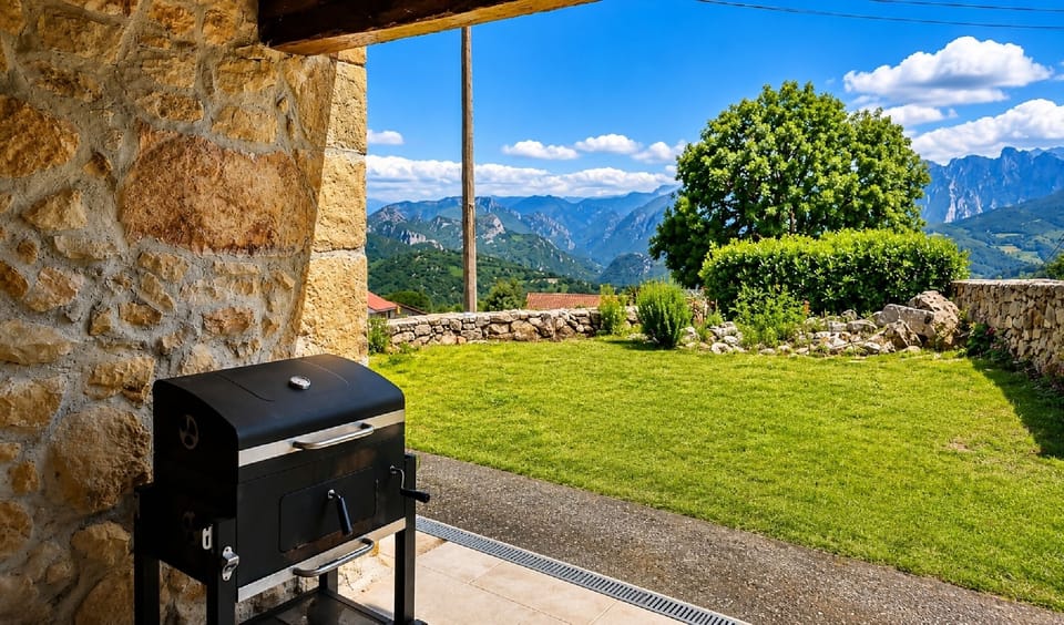 BBQ facilities,Garden,Garden view