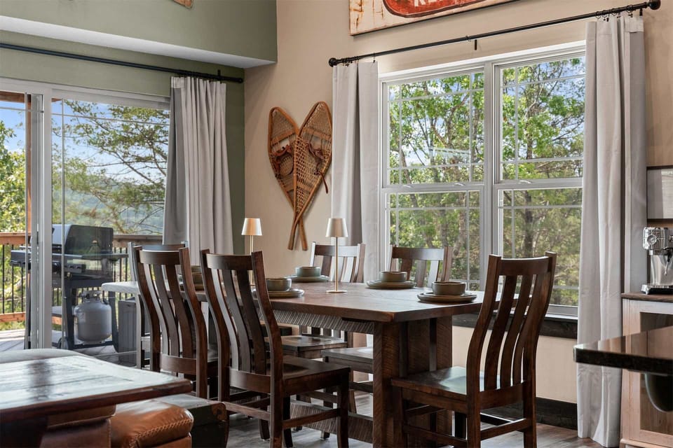 Make mealtime memories together at the dining table, seating 8