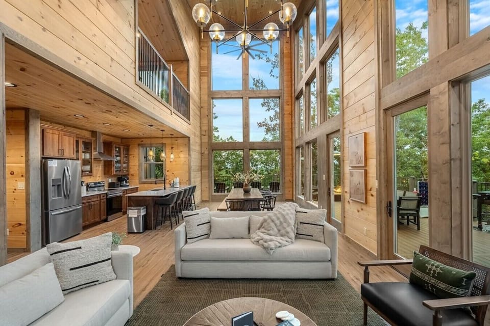 Cozy living area at Silver Lining