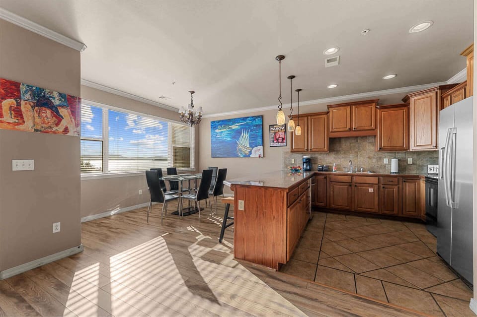 Make mealtime memories together at the dining table, seating 6​
