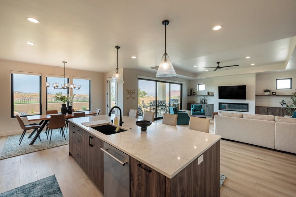 View from Kitchen Island