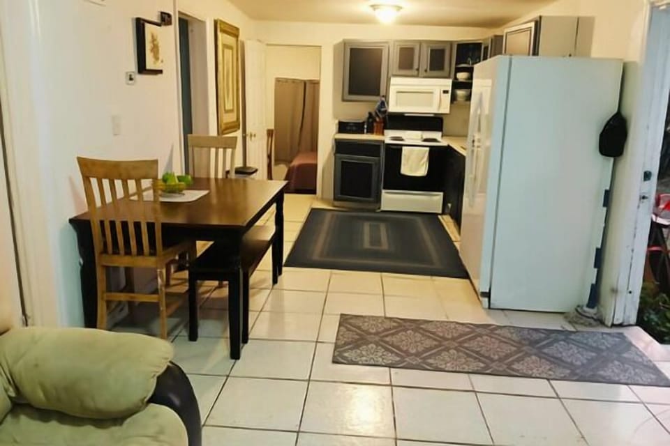Dedicated dining area open to the kitchen for convenient shared meals.
