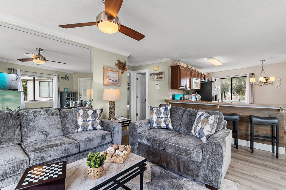Convenient in-unit laundry with natural light
