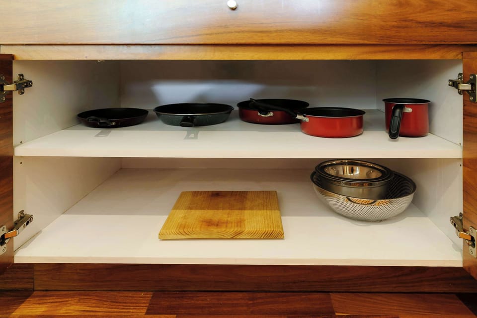 Fully equipped and functional kitchen