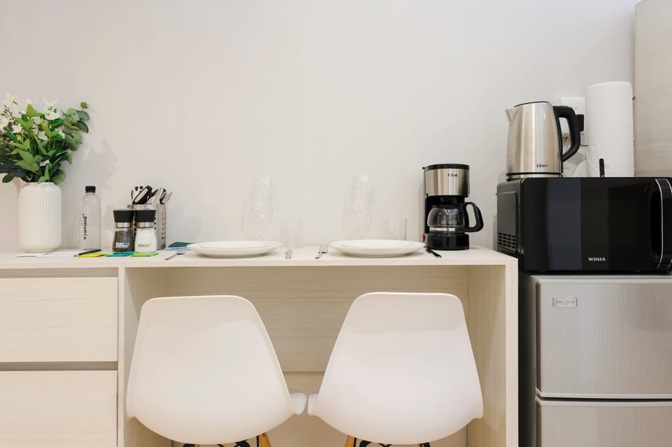 Coffee station and essential appliances