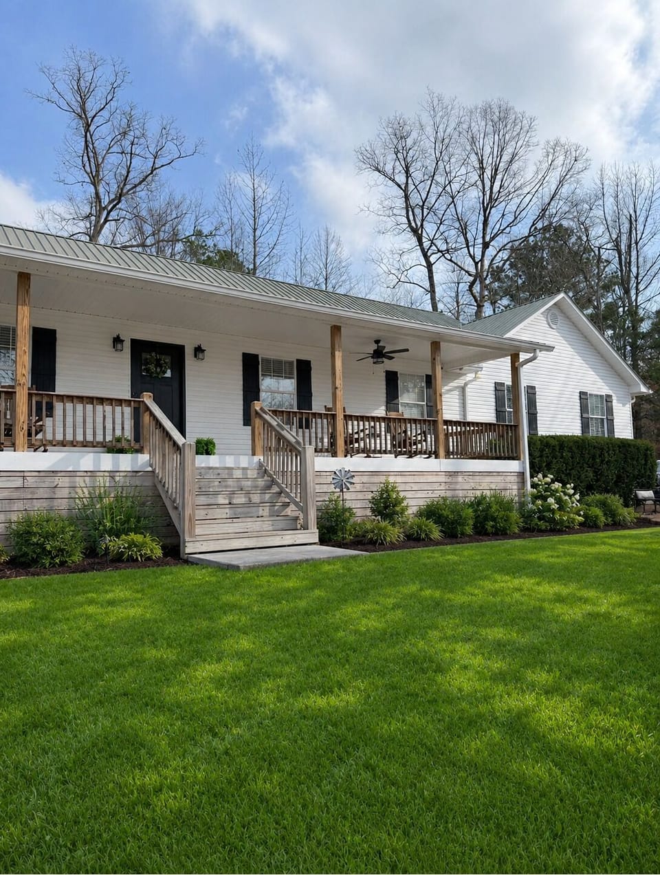 Front exterior facing waterfront
