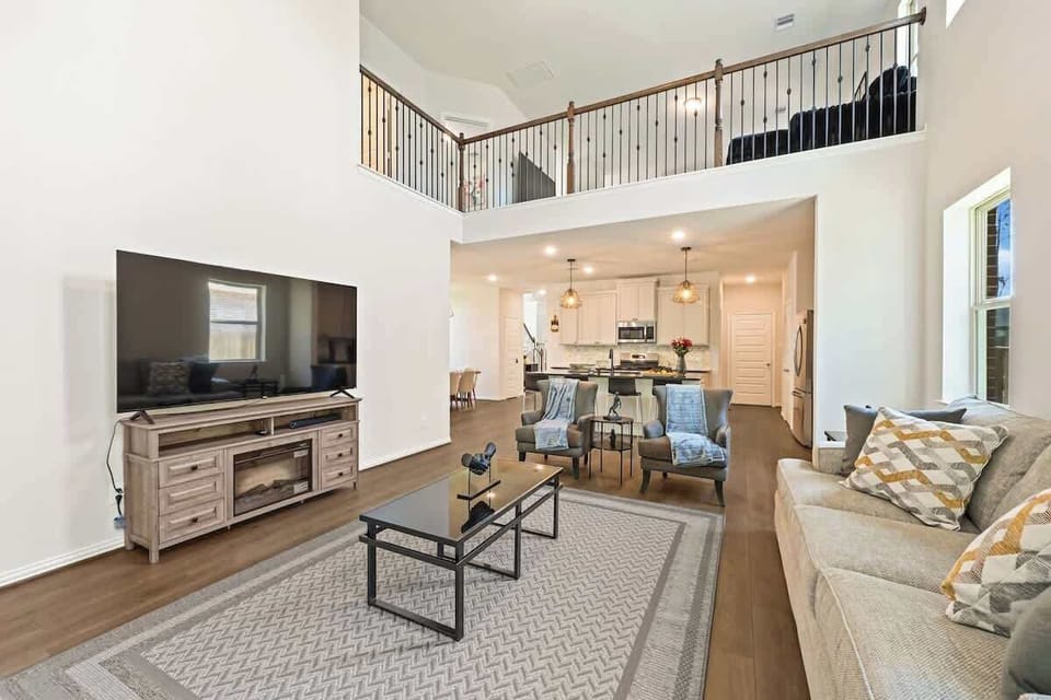 Open-concept living space with plenty of natural light.