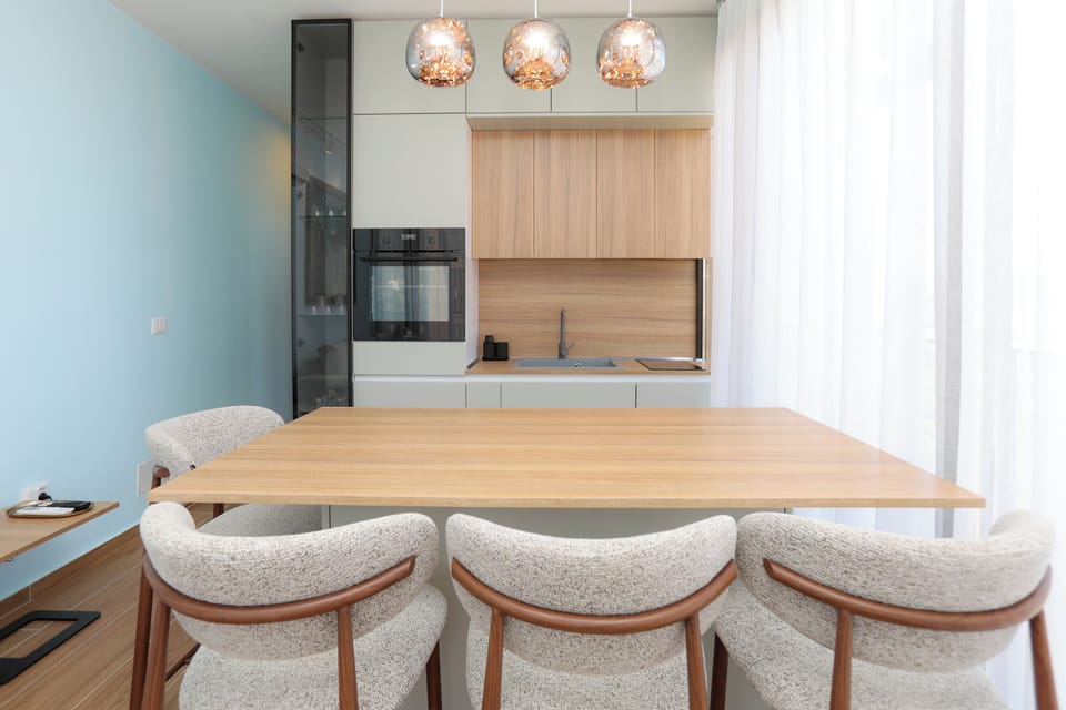 Kitchen and dining area