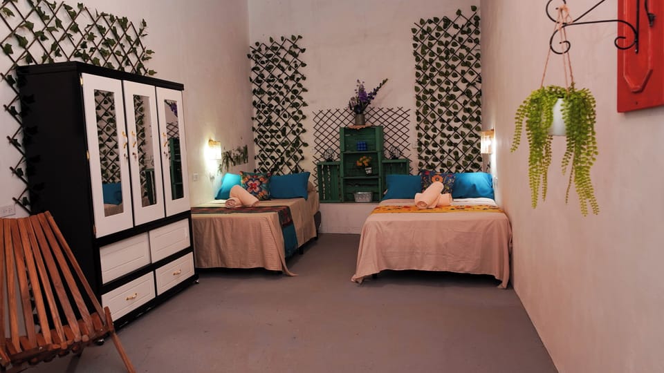 Family Double Room | Egyptian cotton sheets, premium bedding, down comforters, in-room safe