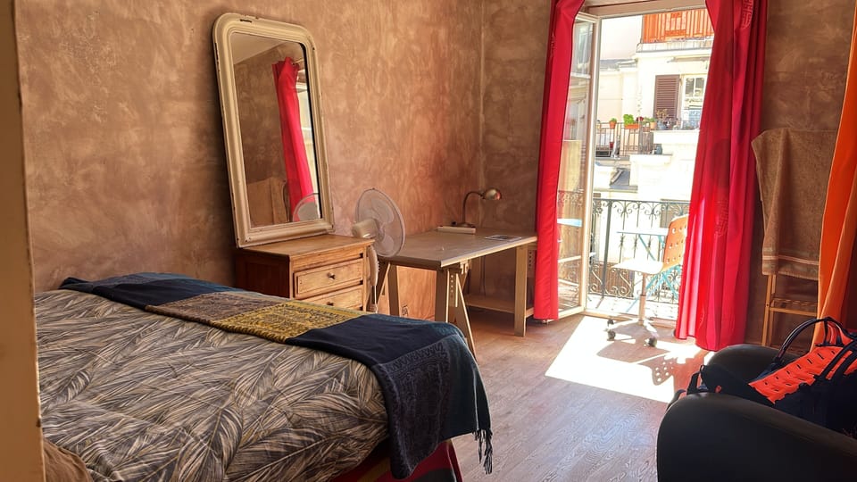 Double Room Single Use, Balcony, City View | Iron/ironing board, WiFi (free)