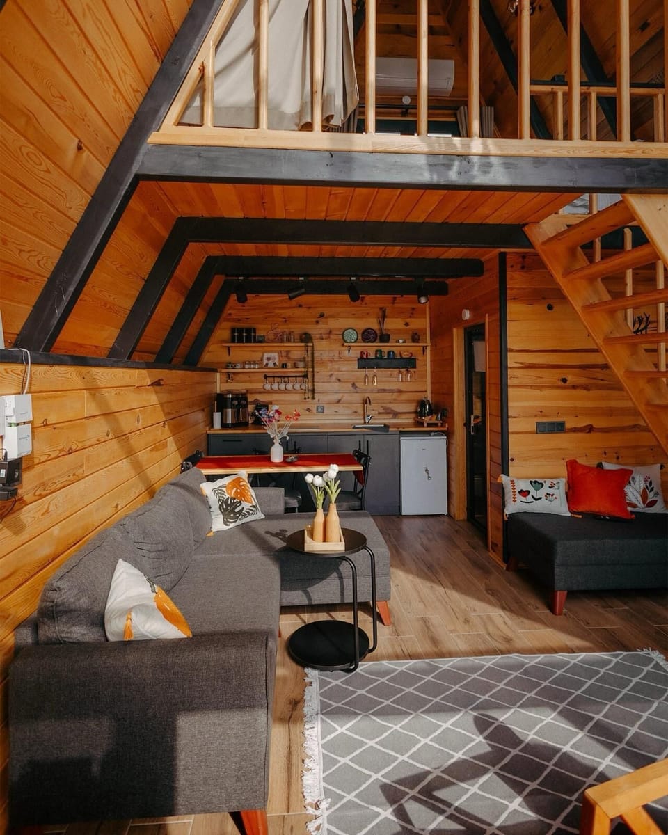 Bungalow, Kitchen, Sea View | Living area