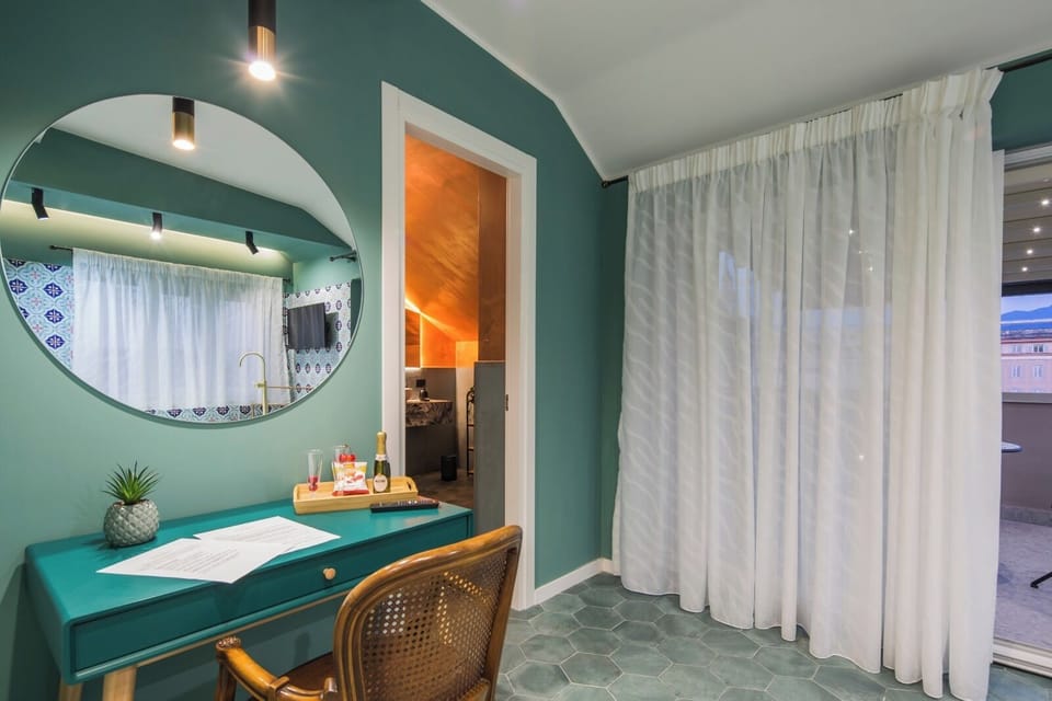 Bathroom | Hair dryer, slippers, bidet, towels