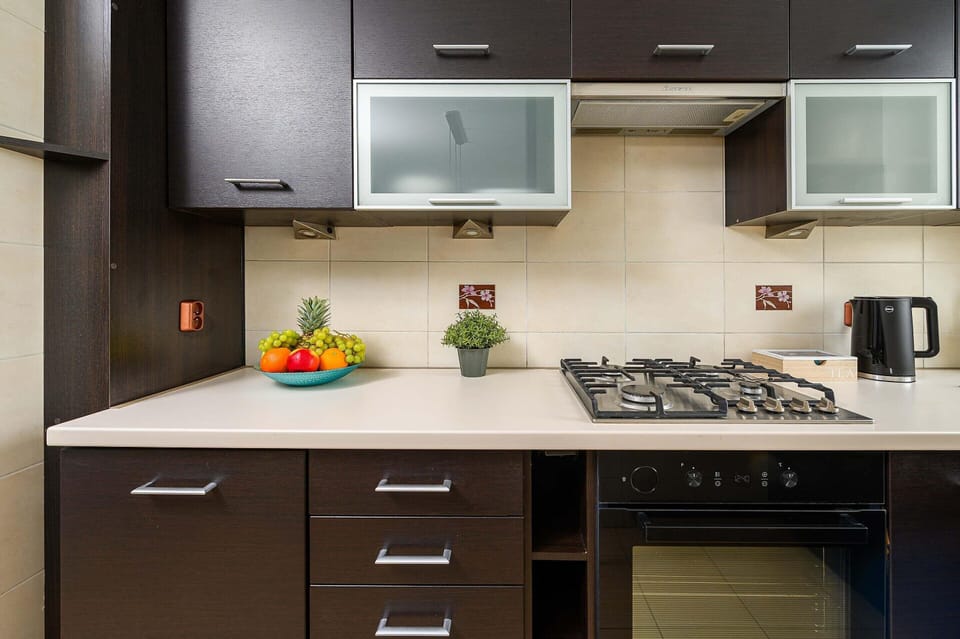 Apartment | Private kitchen | Cleaning supplies