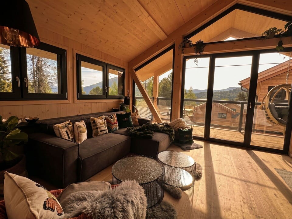 Wood, Interior Design, Ceiling, Furniture, Living Room, Home, Room, Hardwood, Couch, Wood Flooring