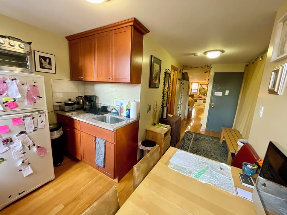 Kitchen and foyer