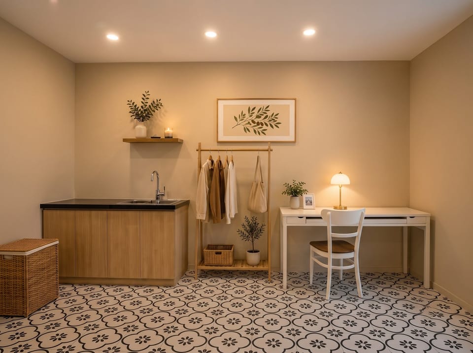 Studio, Balcony | Bathroom | Hair dryer, slippers, towels, soap