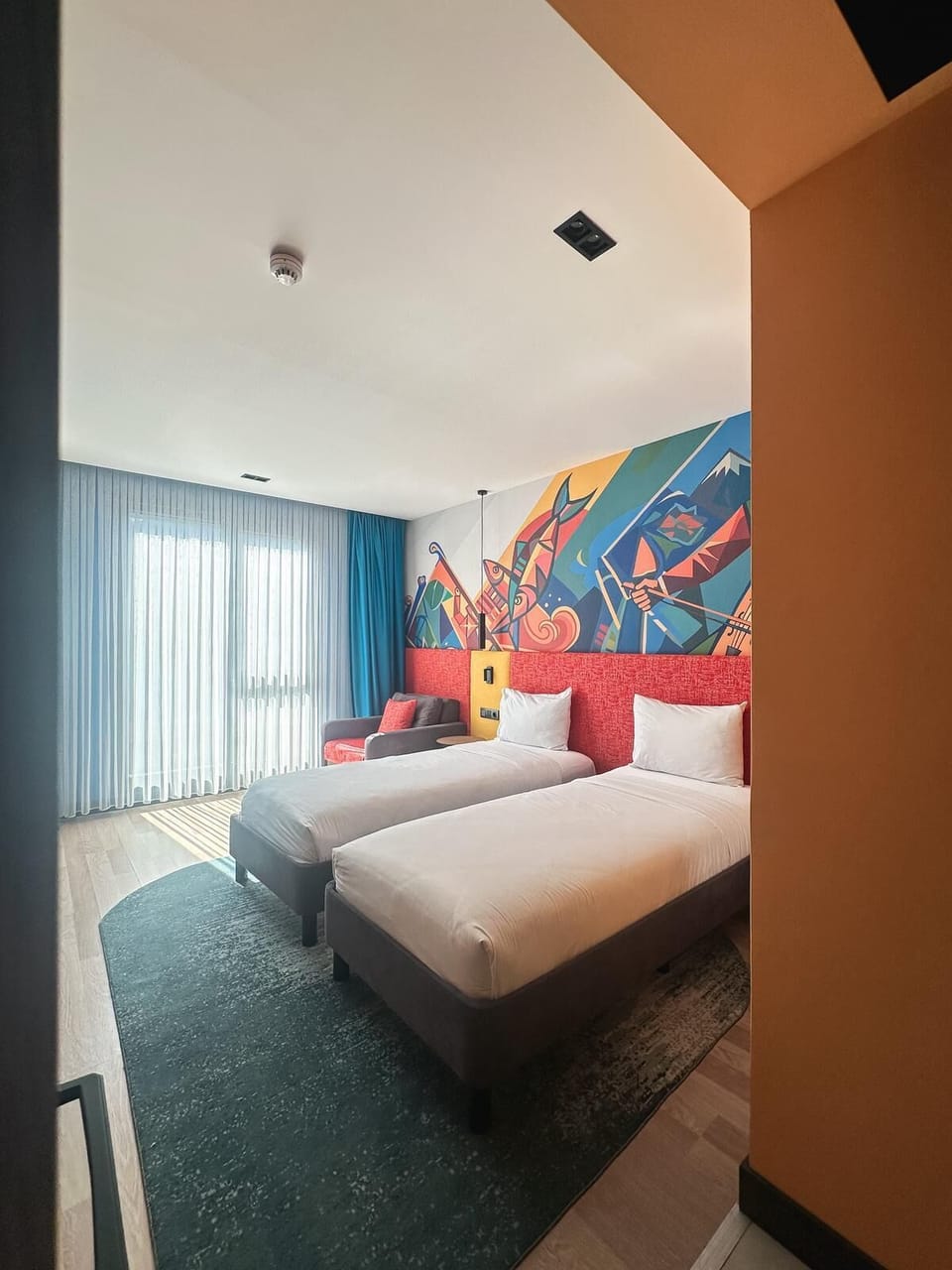 Twin Room, City View | WiFi (free), bed sheets