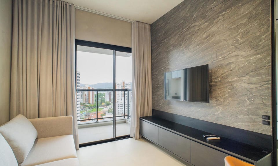 Basic Apartment | Living area | 40-inch TV with digital channels