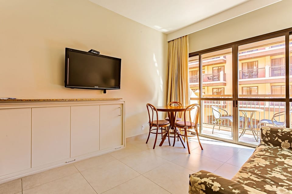 Basic Apartment | Living area | 40-inch TV with digital channels