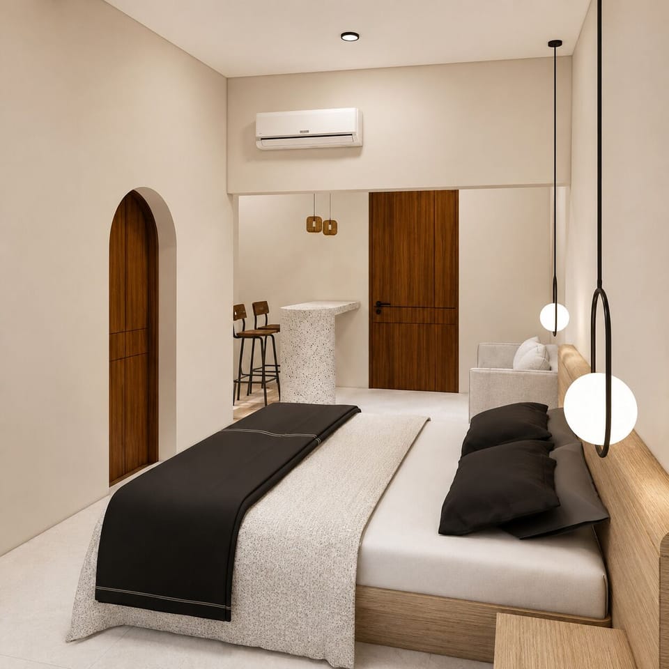 Deluxe Double Room, 1 Queen Bed, Park View, Poolside | WiFi (free)