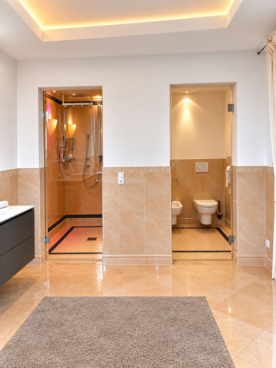 Suite, 3 Bedrooms | Bathroom | Shower, free toiletries, hair dryer, towels
