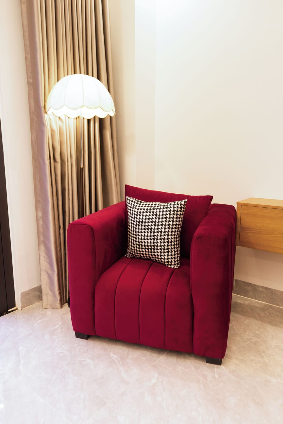 Deluxe Studio, Balcony, City View | Living area | 55-inch LCD TV with cable channels, Netflix, streaming services