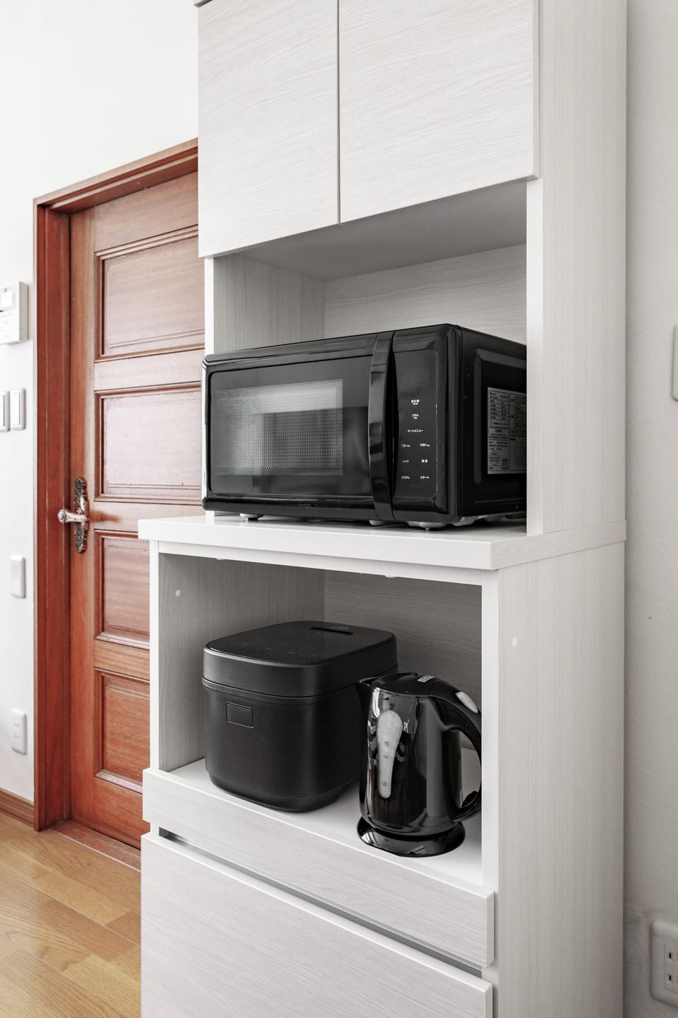 Apartment | Private kitchen | Fridge, microwave, stovetop, rice cooker