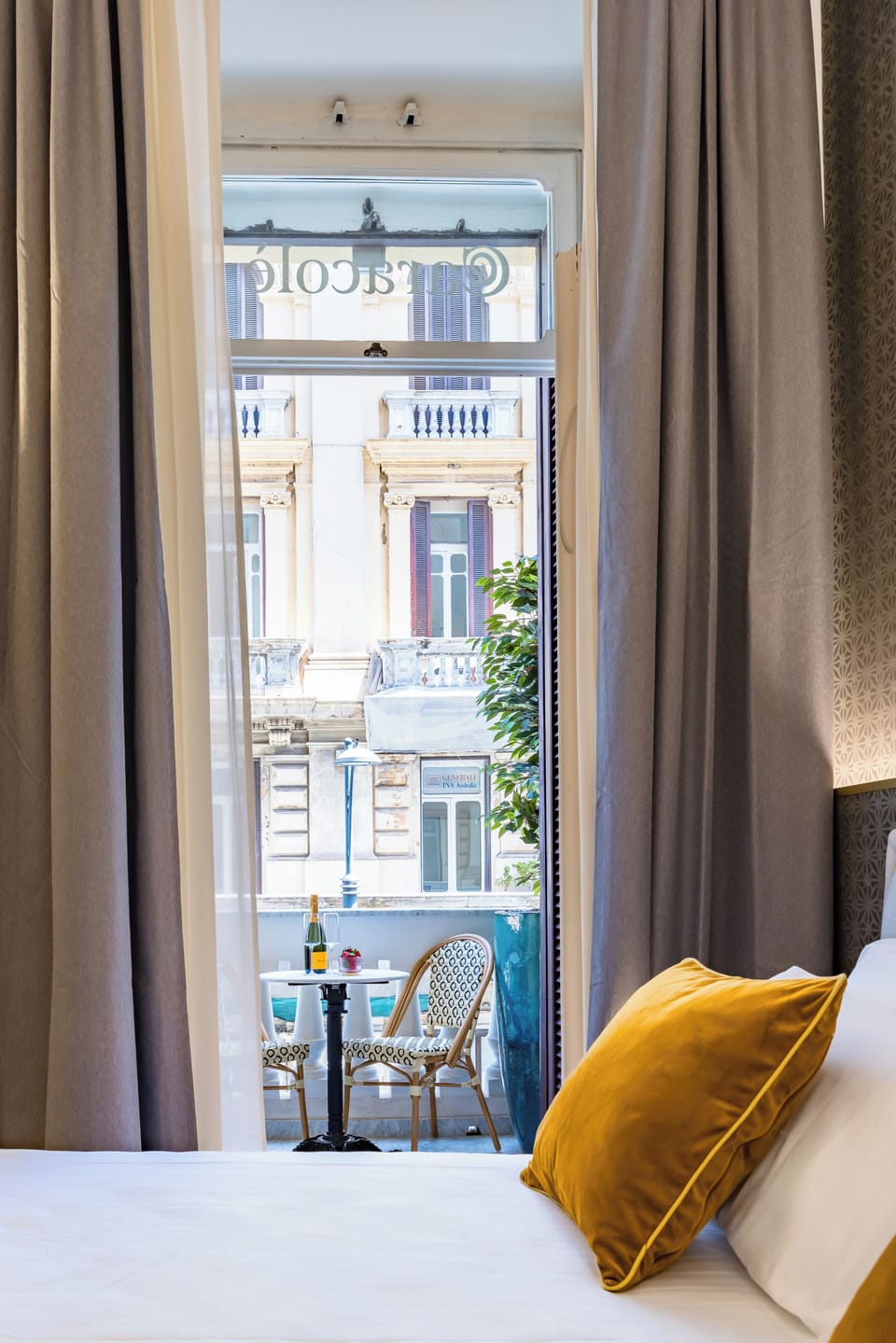 Deluxe Double Room, Private Bathroom, City View | Desk, laptop workspace, blackout drapes, soundproofing