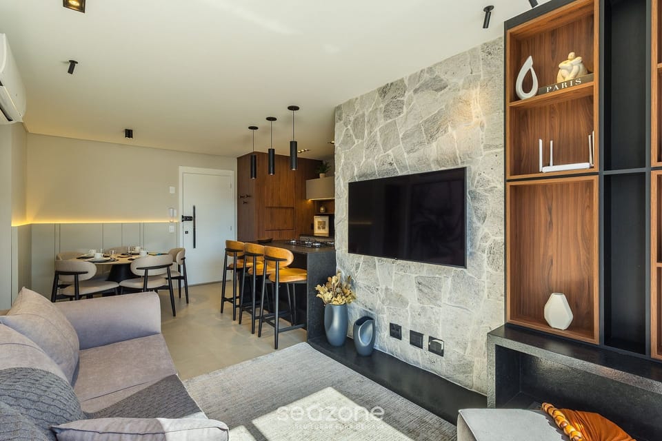 Basic Apartment | Living area | 40-inch TV with digital channels