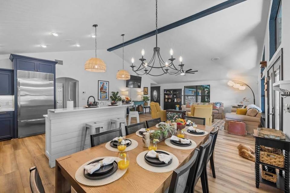 Dining Room with Lake Front Views