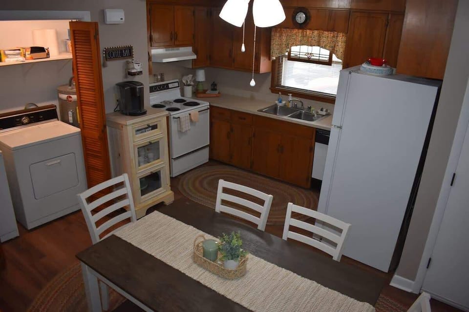 Kitchen View from Stairs