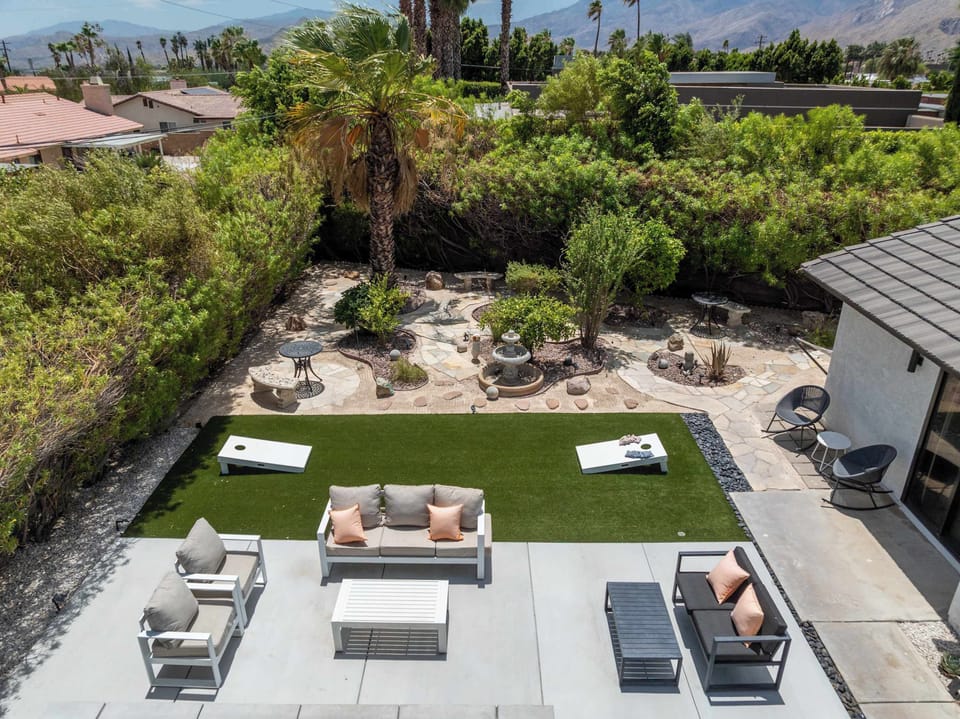 Aerial Backyard View