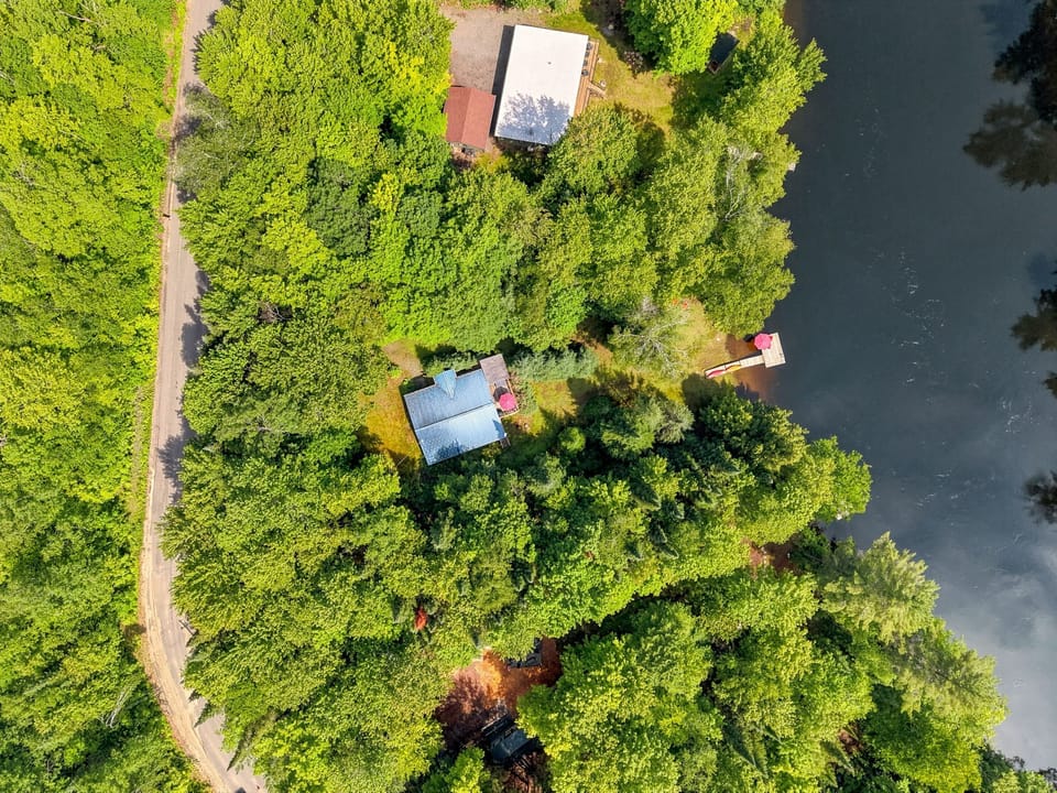 Quiet waterfront setting with stunning river views.