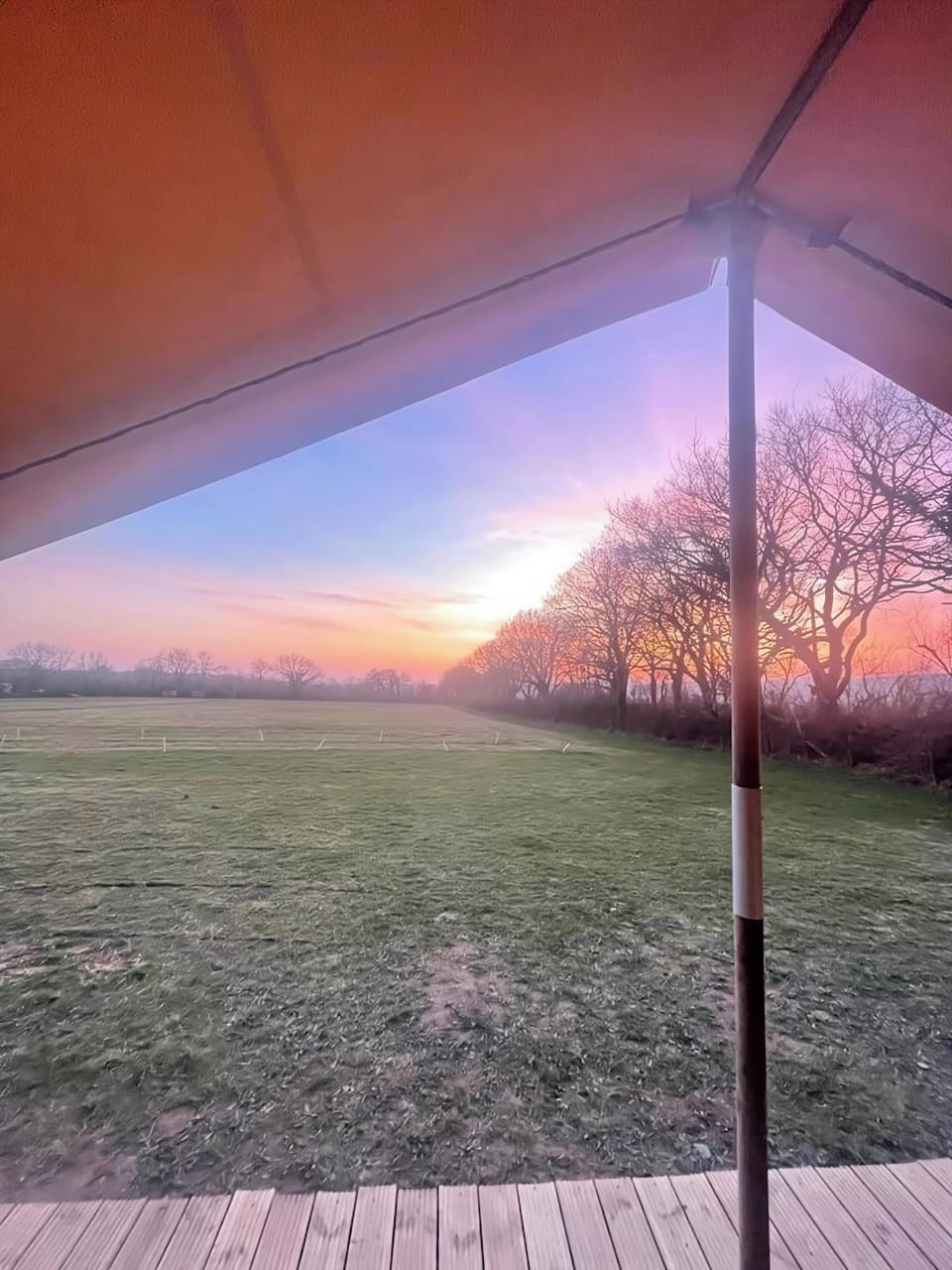 View from safari tent 