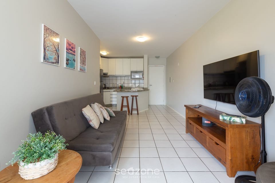 Basic Apartment | Living area | 40-inch TV with digital channels