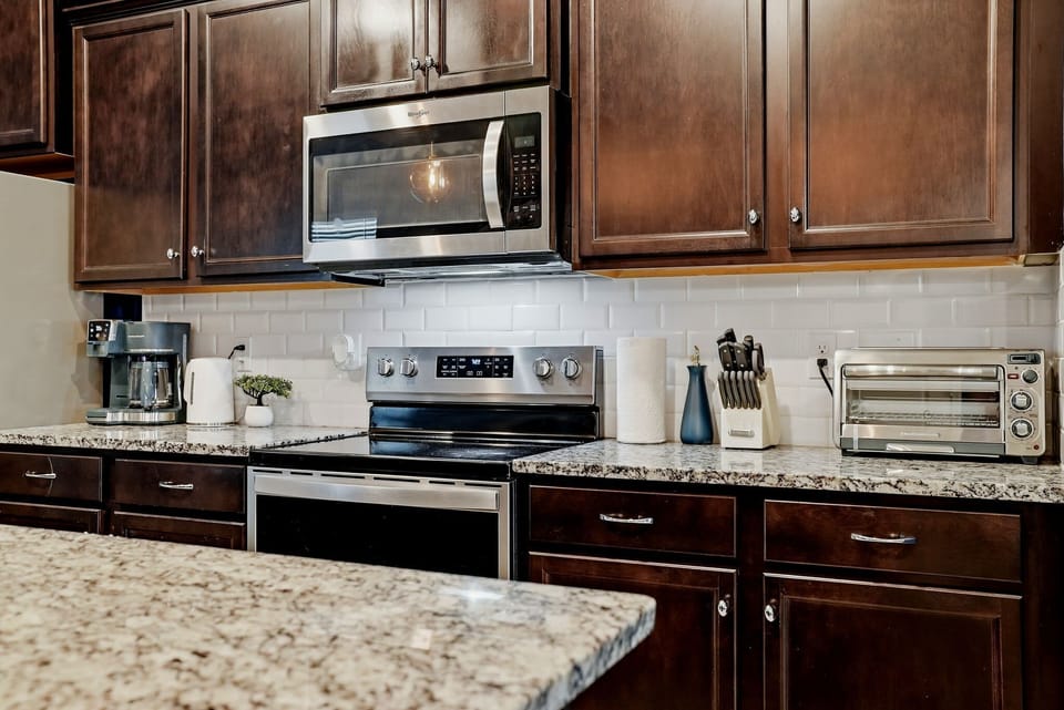 Fully equipped kitchen ready for family meals.