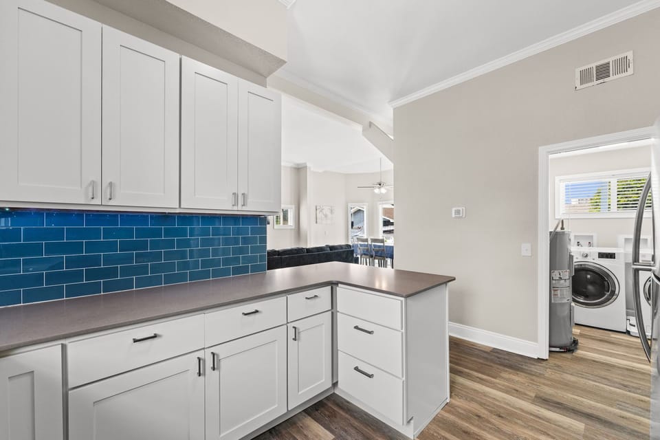 Plenty of storage in the kitchen
