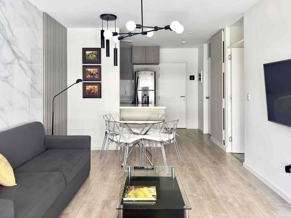 Apartment, 1 Double Bed | Living area | 50-inch Smart TV with digital channels, Netflix, streaming services