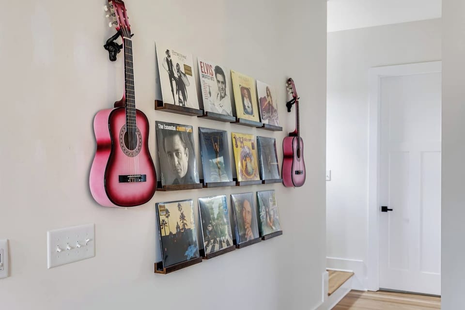 From vintage-inspired record displays to guitar accents, every detail brings a little Music City character into your stay.
