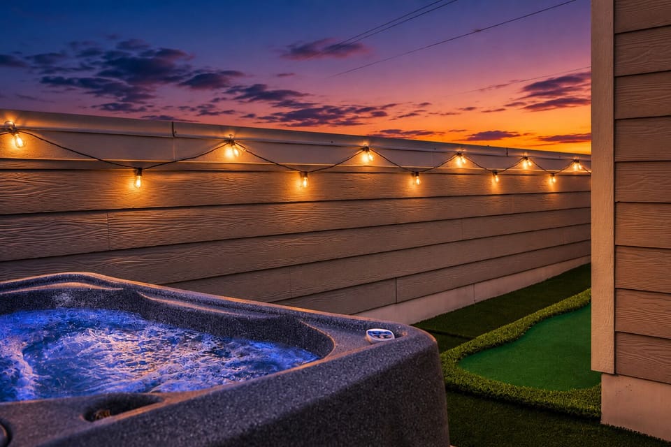 Relax under the string lights as the sun sets over Nashville. The private rooftop hot tub is the perfect place to unwind after a day of exploring or a night on Broadway.