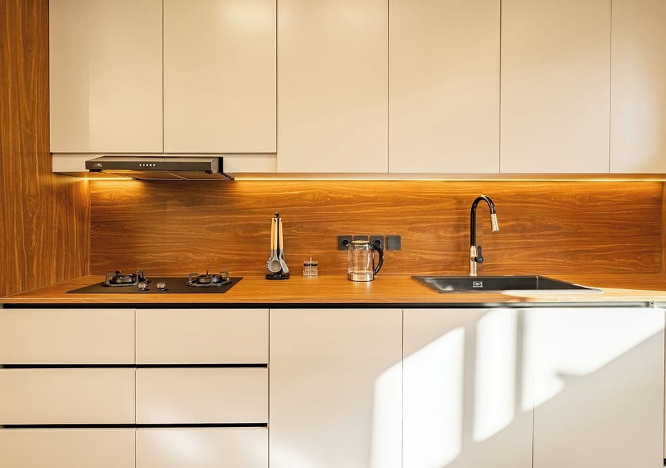 Deluxe Villa, 2 Bedrooms, Private Pool | Private kitchen
