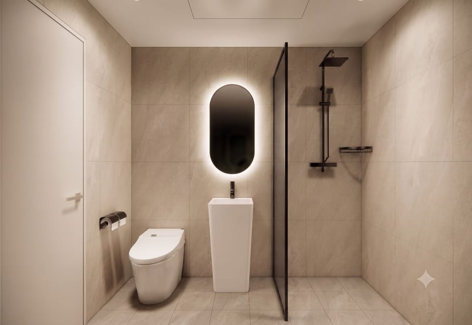 Standard Double Room, City View | Bathroom | Free toiletries, hair dryer, towels, soap