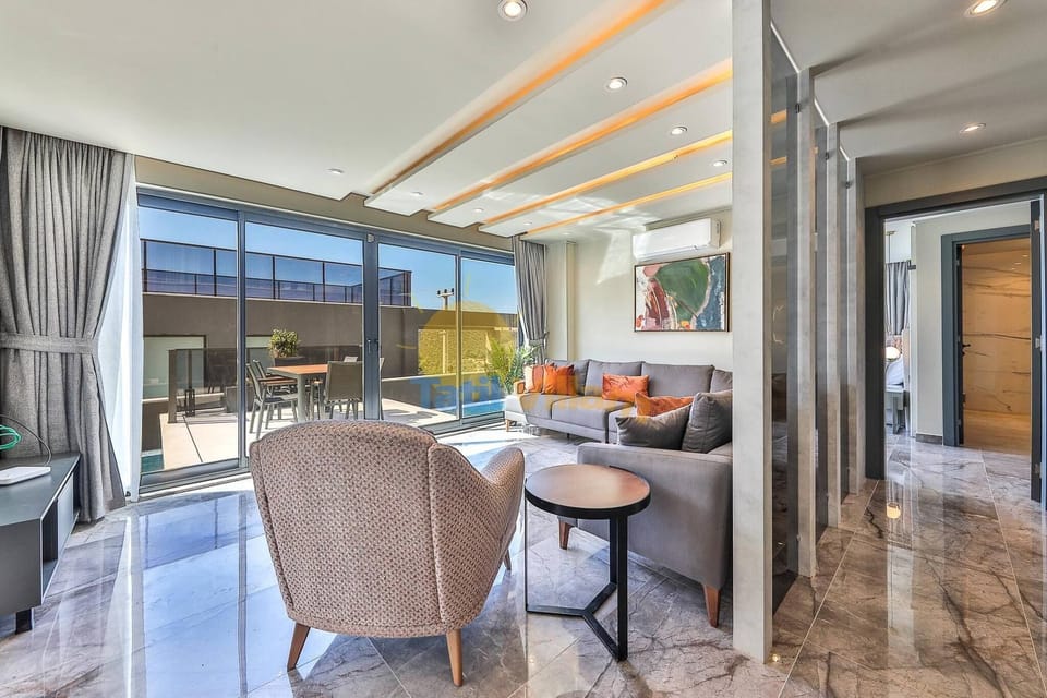 Villa, 2 Bedrooms, Private Pool | Living area