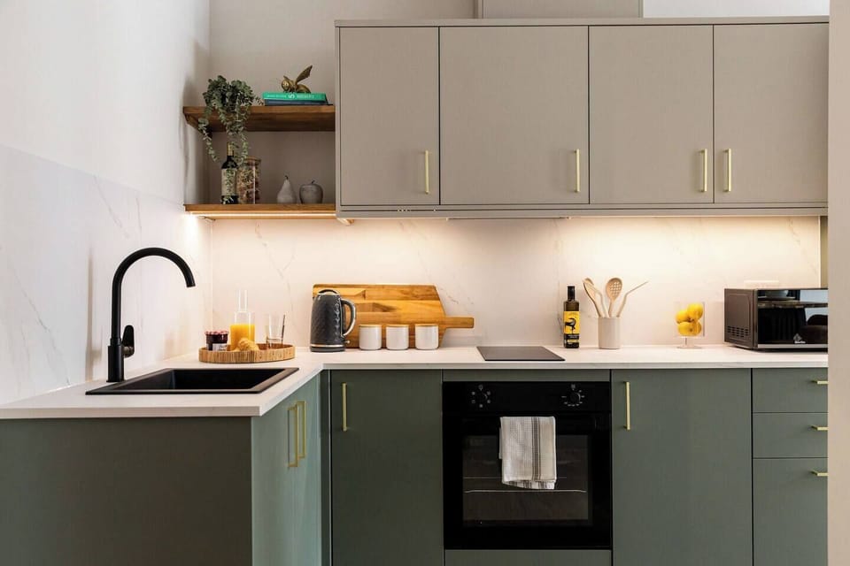 Fully Equipped Kitchen with Down lighting